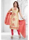 Tussar NF Churidar Bamboo Silk Festive Wear Ready Made Churidar Salwar Suit 465